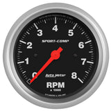 Autometer Sport-Comp 70-74 E-Body/Cuda/Challenger Dash Kit 6pc Tach / MPH / Fuel / Oil / WTMP / Volt - 7029-SC