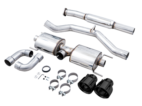 AWE Subaru BRZ/ Toyota GR86/ Toyota 86 Touring Edition Cat-Back Exhaust- Diamond Black Tips - 3015-33486