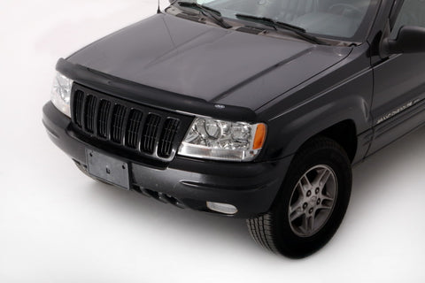 AVS 99-04 Jeep Grand Cherokee High Profile Bugflector II Hood Shield - Smoke - 25502