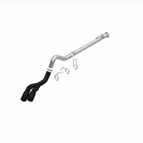 MagnaFlow 08-18 Ford F-250/F-350/F-450 4.6L/6.7 DPF-Back Black 4in Dual Single Rear Exit - 17068