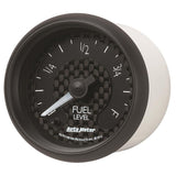 Autometer GT Series 52mm Full Sweep Electronic 0-280 ohm Fuel Level Programmable Empty-Full Range - 8010