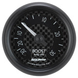 Autometer GT Series 52mm Mechanical 30 In Hg/30 psi Vacuum/Boost Gauge - 8003