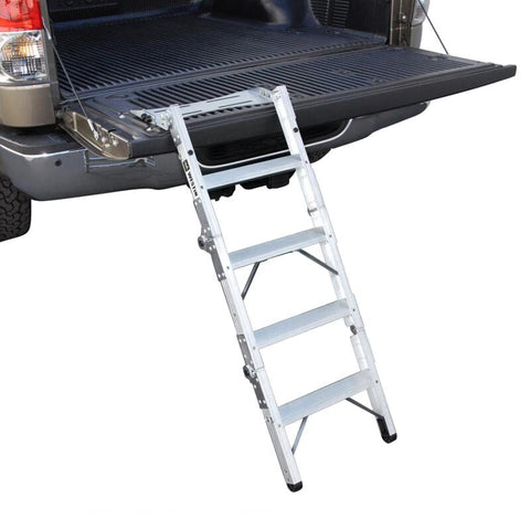 Westin Truck-Pal Tailgate Ladder - Aluminum - 10-3000