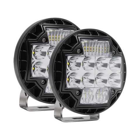 ARB Nacho 5.75in Offroad TM5 Combo White LED Light Set - TM512
