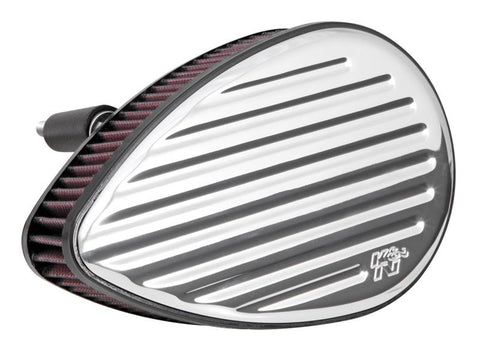 K&N Street Metal Intake System 08-16 Harley-Davidson Shaker Silver H/D Touring Models - RK-3951S