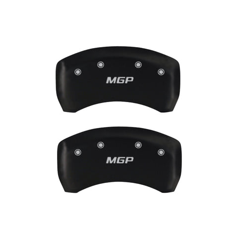 MGP Rear set 2 Caliper Covers Engraved Rear MGP Red finish silver ch - 10010RMGPRD