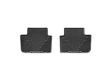 WeatherTech 04+ BMW X3 Rear Rubber Mats - Black - W146