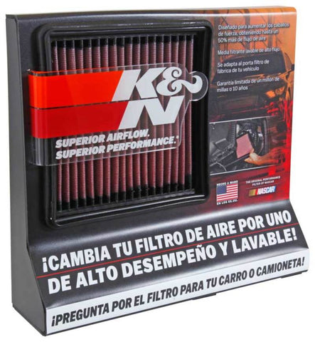 K&N 11-1/2W x 10H x 3-1/8D Small Air Filter - 87-5038S