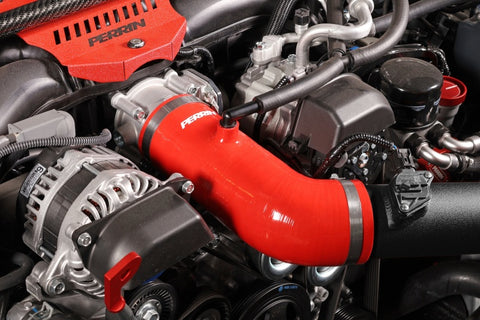 PERRIN 22-26 Subaru BRZ / Toyota GR86 Inlet Hose - Red - PSP-INT-432RD