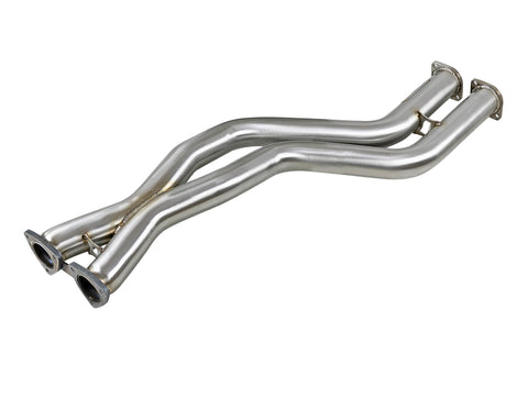 aFe Twisted Steel HDR X-Pipe SS-304 01-06 BMW M3 3.2L S54 - 48-36324