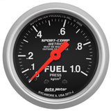 AutoMeter Gauge Fuel Pressure 2-1/16in. 1.0Kg/Cm2 Mechanical Sport-Comp - 3311-J
