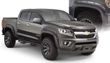 Bushwacker 15-18 Chevy ado Fleetside Pocket Style Flares 4pc 61.7in Bed - Black - 40969-02