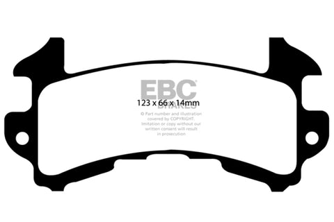 EBC 79-85 Buick Riviera (Fwd) 3.8 Turbo Ultimax2 Rear Brake Pads - UD154