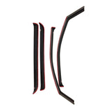 Westin 1999-2016 Ford Super Duty Crew Cab In-Channel Wind Deflector 4pc - Smoke - 72-37479