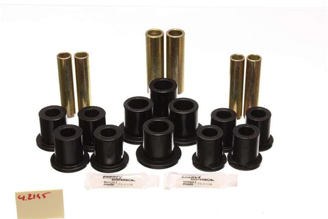Energy Suspension Ford Rear Spring Bushing Set Complete - Black - 4.2145G