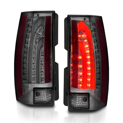 ANZO 2007-2014 Chevrolet Suburban LED Taillights Smoke G5 - Escalade Look - 311232