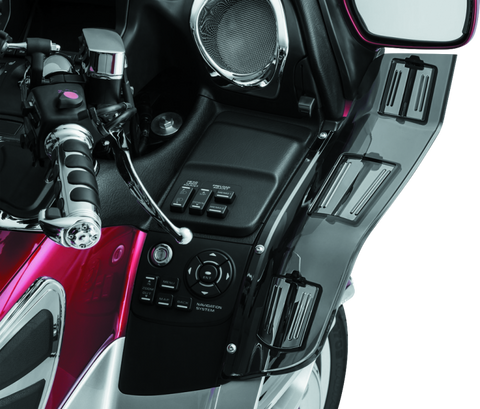 Kuryakyn Dragon Wings 01-17 Honda GL1800 Models Smoke - 8939