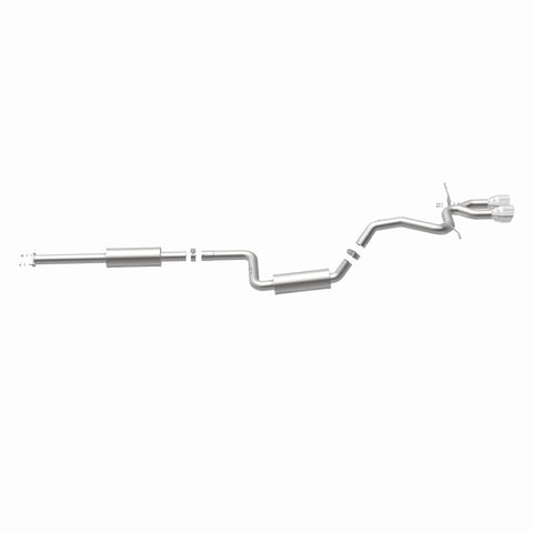 MagnaFlow 13 Ford Focus 2.0L Turbocharged ST Dual Center Rear Exit Stainless Cat Back Perf Exhaust - 15155