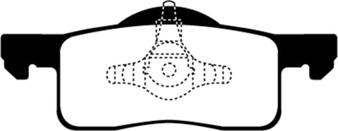 EBC 02-06 Ford Expedition 4.6 2WD Yellowstuff Rear Brake Pads - DP41652R