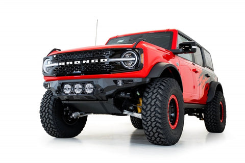 Addictive Desert Designs 21-22 Ford Bronco Bomber Front Bumper (w/ 3 Rigid 360 Mounts) - F230194130103