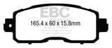 EBC 13+ Nissan Altima 2.5 (L33) Sedan Greenstuff Front Brake Pads - DP23011