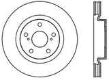 Stoptech 07 Lexus ES350 / 09 Pontiac Vibe / 09 Toyota Matrix Front CRYO-STOP Brake Rotor - 120.44146CRY