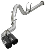 aFe Power 11-14 Ford F250/F350 6.7L Diesel Rebel XD 4in 409 SS DPF-Back Exhaust System - Black Tips - 49-43120-B