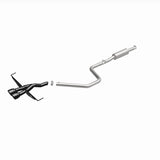 MagnaFlow 2019 Hyundai Veloster 1.6L 2.5in Center Exit Stainless Steel Cat-Back Exhaust w/Blk Tips - 19455