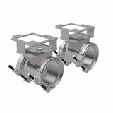 MagnaFlow 2018 Ford Mustang V8-5.0LGAS Exhaust Acc - 2.5in ID/OD - 304SS - Integrated V-Band Flanges - 10805