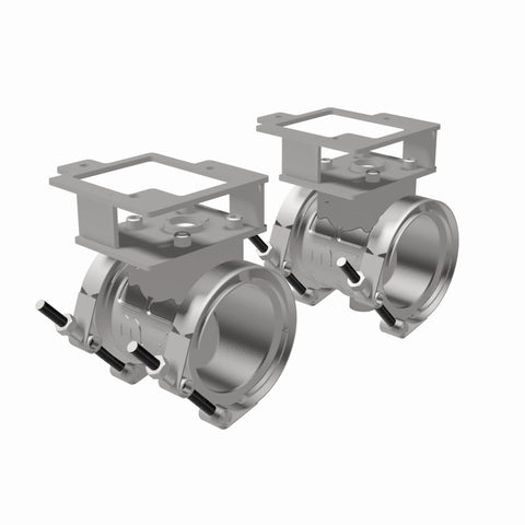 MagnaFlow 2018 Ford Mustang V8-5.0LGAS Exhaust Acc - 2.5in ID/OD - 304SS - Integrated V-Band Flanges - 10805