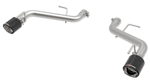 aFe POWER MACH Force-Xp 2.5in Axle-Back Exhaust System 16-20 Chevy Camaro SS V8 6.2L - Carbon Fiber - 49-44118-C