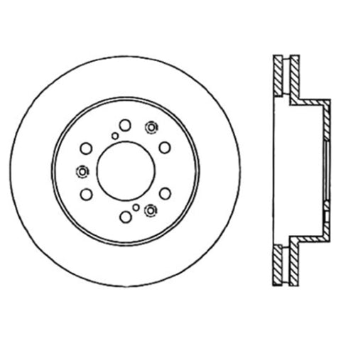 StopTech 05-10 GMC Sierra 1500 (w Rear Drum) / 07-09 GMC Yukon Front CRYO-STOP Rotor - 120.66057CRY