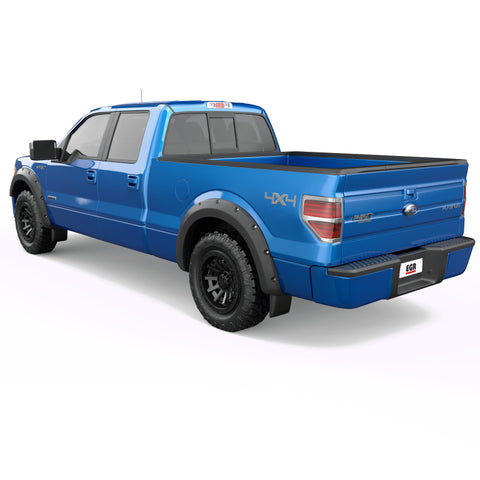 EGR 09-14 Ford F150 67in / 78.8in Bed Baseline Bolt-Style Fender Flares (Set of 4) - Textured Black - BLF1025