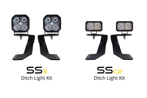Diode Dynamics 18-21 Subaru Crosstrek Pro SS3 LED Ditch Light Kit - White Combo - DD6560