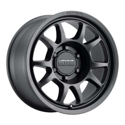 Method MR702 17x8.5 0mm Offset 6x135 87mm CB Matte Black Wheel - MR70278516500