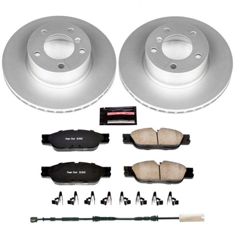 Power Stop 10-13 BMW 128i Front Z23 Evolution Sport Coated Brake Kit - CRK6346