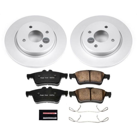 Power Stop 2018 Ford EcoSport Rear Z17 Evolution Geomet Coated Brake Kit - CRK7898