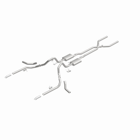 MagnaFlow 65-68 Chevy Impala All V8 Multiple Exit Options Crossmember-Back Perf Exhaust - 15165