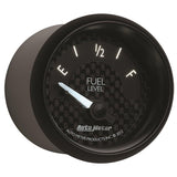 Autometer GT Series 52mm Short Sweep Electronic 0-90 ohms Fuel Level (For most 65-97 GM) - 8014
