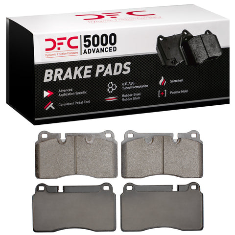 DFC 05-12 Ferrari 612 Scaglietti Front Low Metallic 5000 Advanced Brake Pads - 1551-1165-10