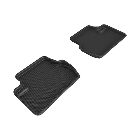 3D MAXpider 20-21 Tesla Model S Kagu 2nd Row Floormat - Black - L1TL02021509