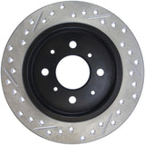 StopTech 90-96 Acura Integra / 97-01 Integra (Exc. Type R) Slotted & Drilled Left Rear Rotor - 127.40017L