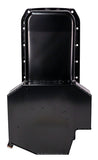 Moroso 86-Up Chevrolet Small Block (w/1 Pc Seal) Road Race Wet Sump 7qt 7.5in Steel Oil Pan - Black - 21815