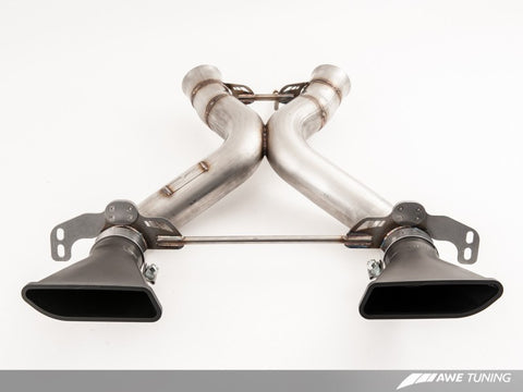 AWE Tuning McLaren 650S Performance Exhaust - Black Tips - 3010-33026
