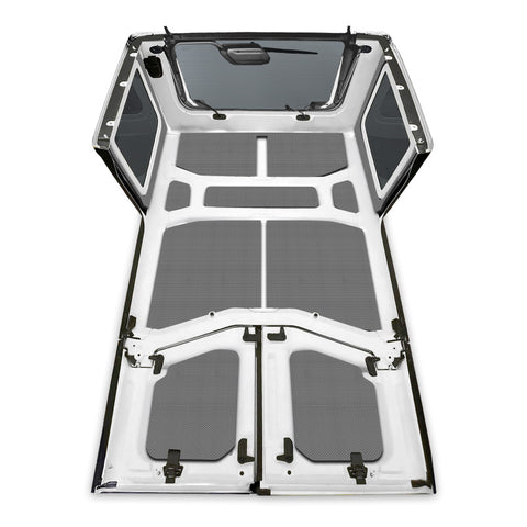 DEI 18-23 Jeep Wrangler JL 4-Door Boom Mat Complete Headliner Kit - 13 Piece - Gray - 50179