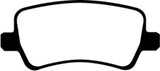 EBC 13-15 Land Rover LR2 2.0 Turbo Yellowstuff Rear Brake Pads - DP41934R