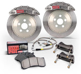 StopTech 88-91 BMW M3 Trophy Sport Big Brake Kit Silver Caliper Slotted 2Pc. Rotor Front Upgrade Kit - 83.163.4300.R3