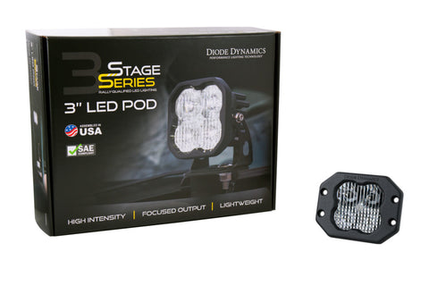 Diode Dynamics SS3 Pro BBL - White Flood Flush (Single) - DD6934S