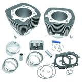 S&S Cycle 99-06 BT 98in Bolt-In Big Bore Kit - Wrinkle Black - 910-0481