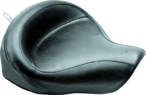 Mustang 06-17 Harley Dyna Wide Touring Solo Seat - Black - 76117